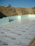 Finiched job The Barrier™ under concrete thermal insulation